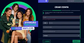 Formulário de registo no site Solverde.pt com promoção de boas-vindas — 25 free spins no registo e 100% até 100€ em bónus.